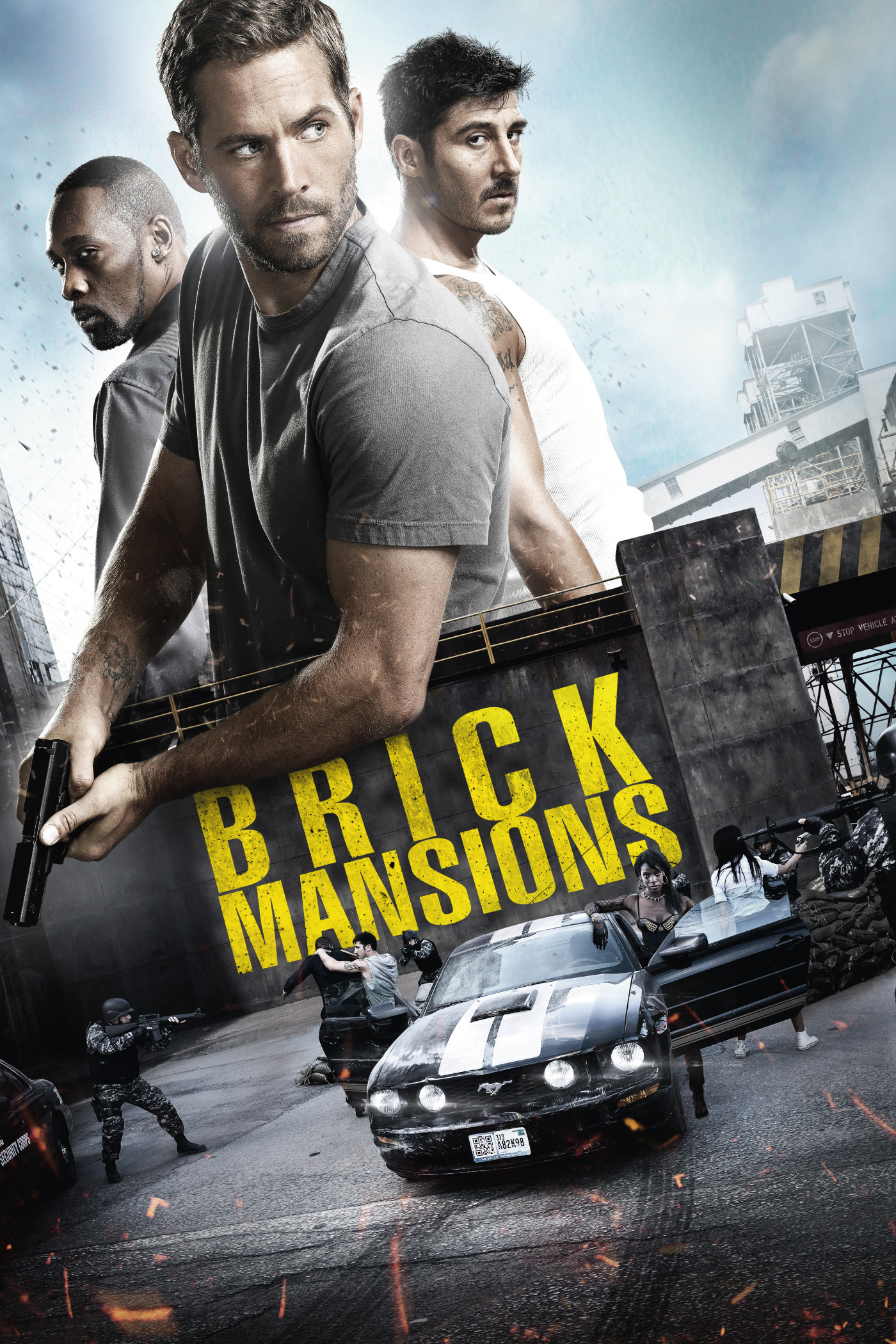 دانلود دوبله فارسی فیلم مرز 38 Brick Mansions 2014