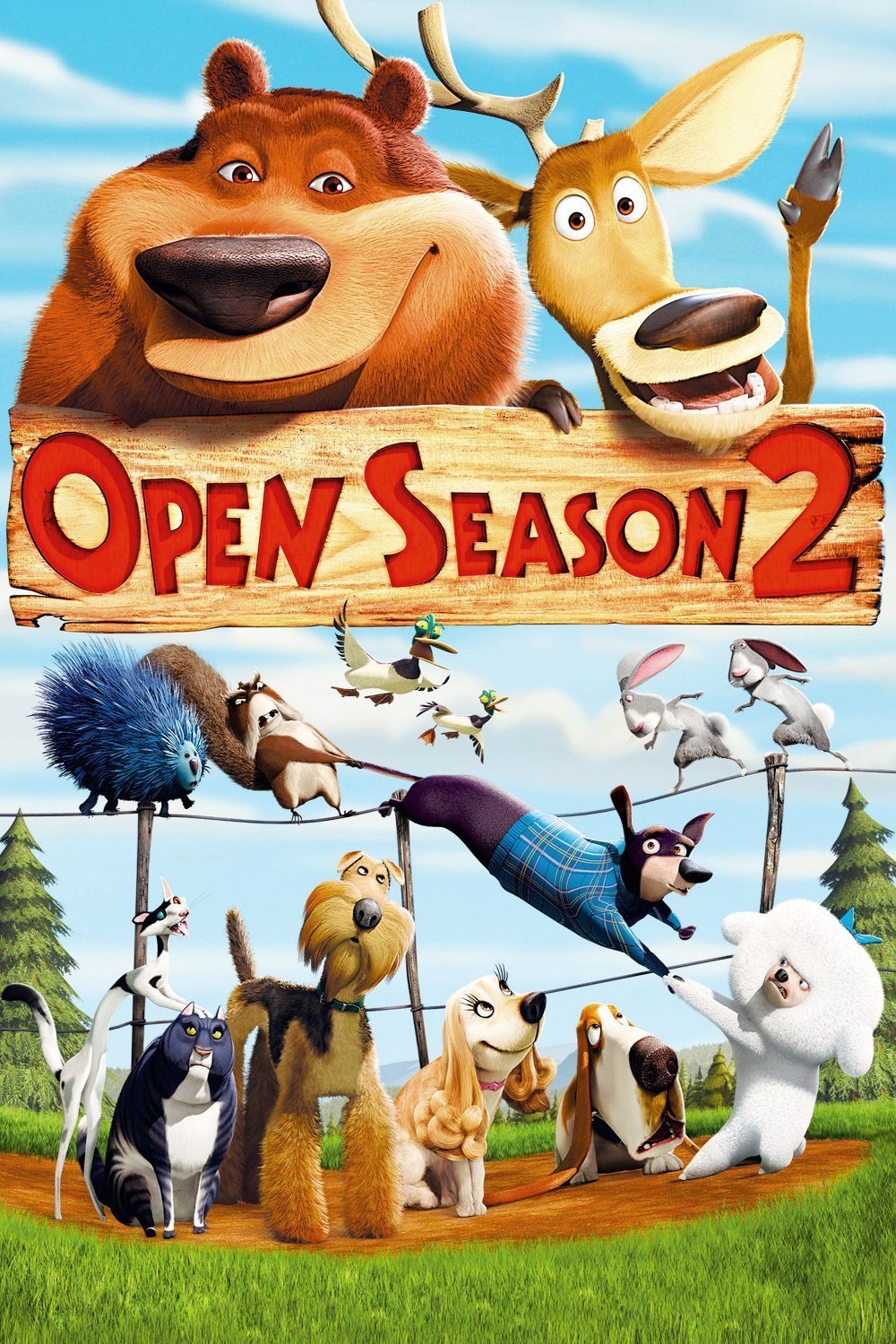 دانلود دوبله فارسی انیمیشن فصل شکار 2 Open Season 2 2008