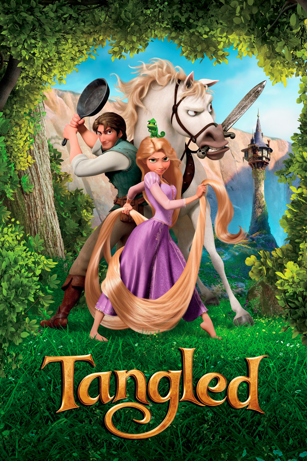 دانلود دوبله فارسی انیمیشن گیسوکمند Tangled 2010