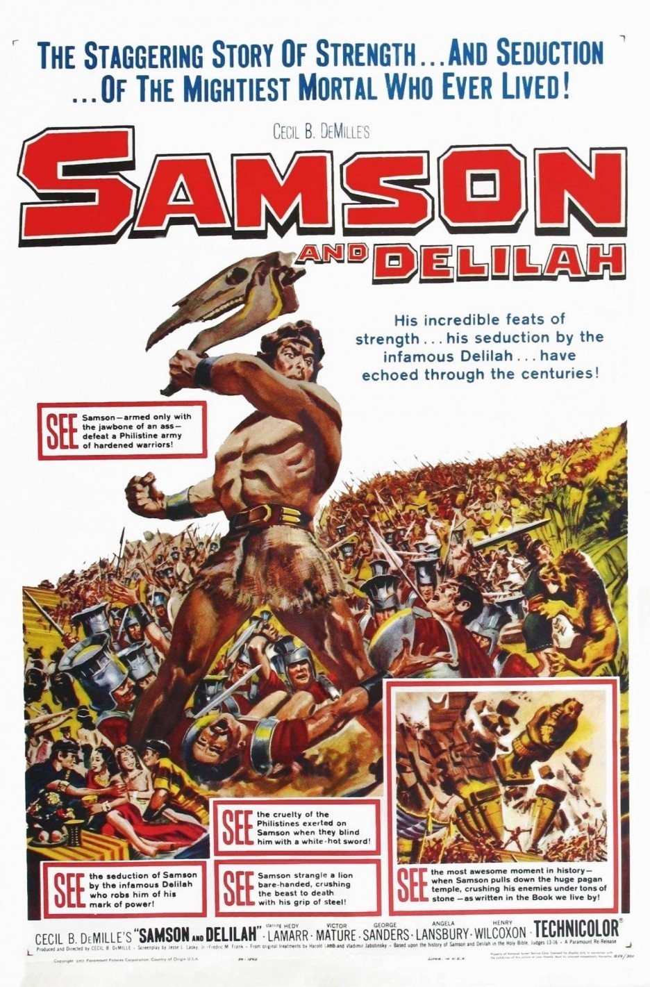 دانلود دوبله فارسی فیلم سامسون و دلیله Samson and Delilah 1949