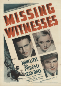 دانلود فیلم Missing Witnesses 1937